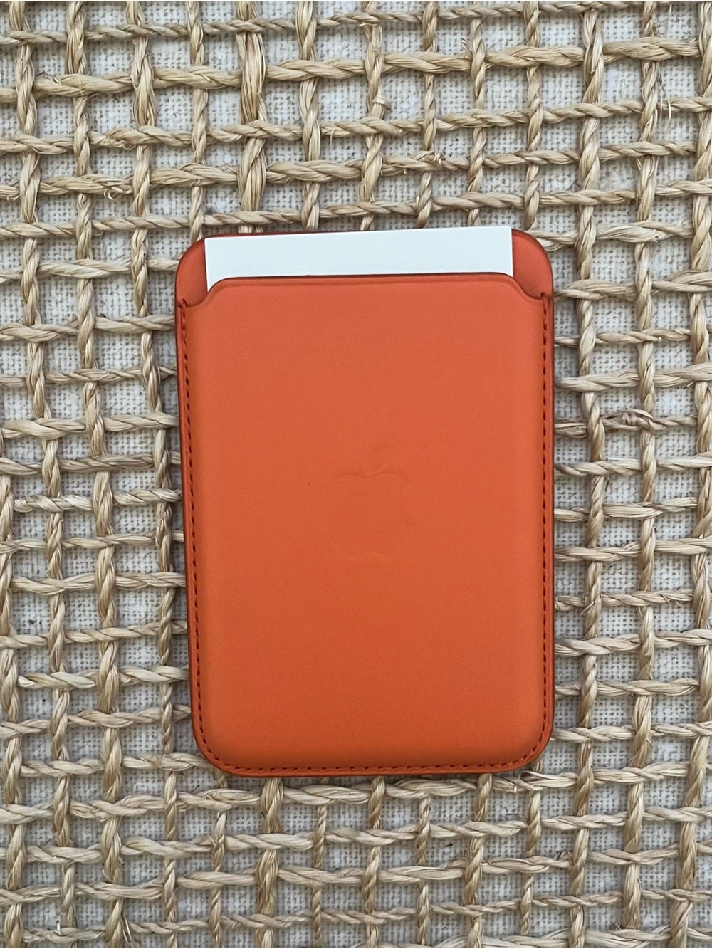 Apple Orange Leather MagSafe Wallet - Picture 3 of 5